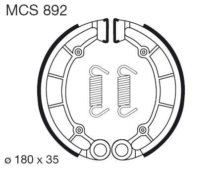 Zavorne čeljusti LUCAS MCS 892